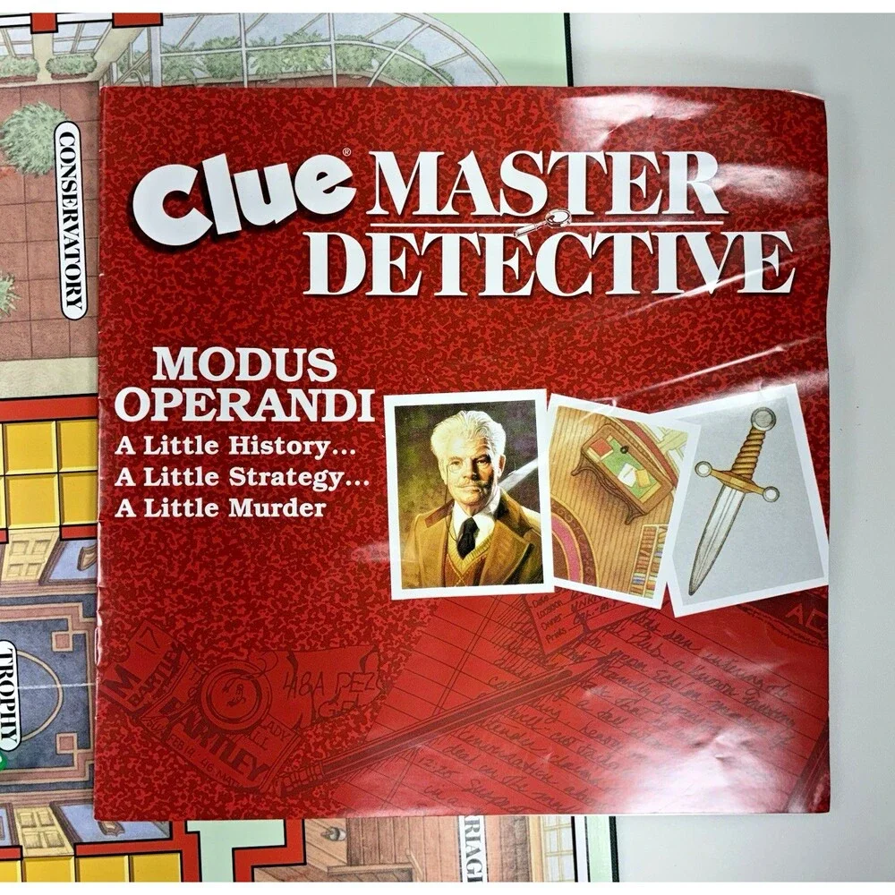 Clue Master Detective Classic Detective Winning Moves 2021 Board Game Complete